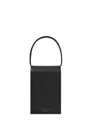 MALVA 3 handbag in black calfskin leather | TSATSAS