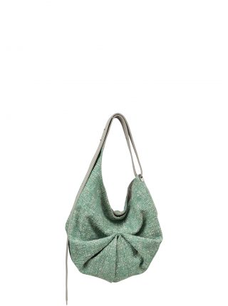 SACAR S SO_FAR shoulder bag in concrete grey calfskin leather | TSATSAS