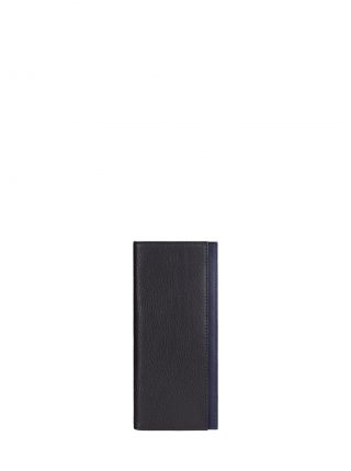 CREAM TYPE 9 wallet in black calfskin leather | TSATSAS