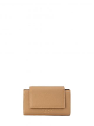 MONO wallet in cashew calfskin leather | TSATSAS