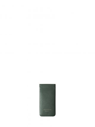 GLASSES-CASE — glasses case in pine green calfskin leather | TSATSAS and David Chipperfield