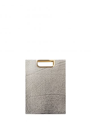 SOODEN handbag in hand-sanded marbled nubuck leather | TSATSAS