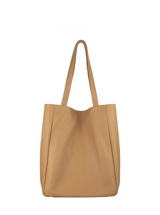 NEXUS tote bag in cashew calfskin leather | TSATSAS
